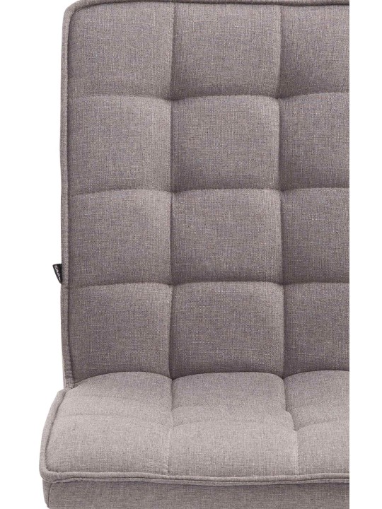 Arbejdsskammel Peking V2 stof, lysegrå