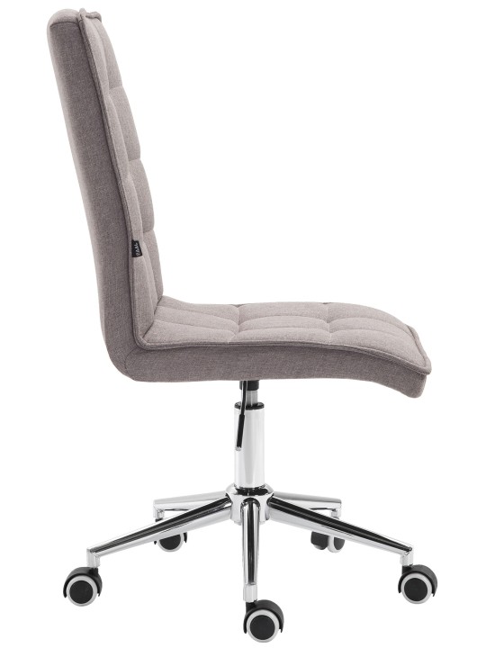 Arbejdsskammel Peking V2 stof, lysegrå