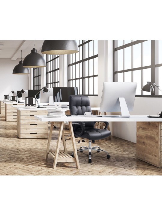 Kontorstol Poseidon, sort Kontorstol Poseidon, sort