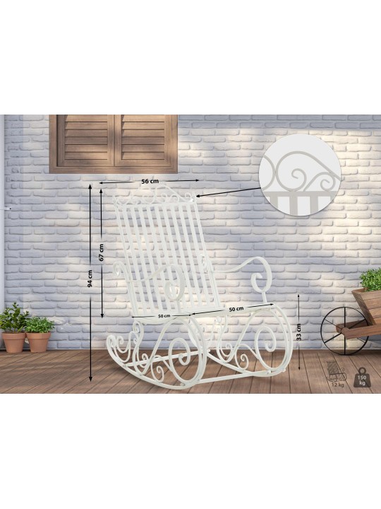 Gyngestol Smilla, hvid Gyngestol Smilla, hvid