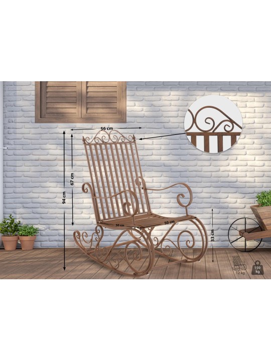 Gyngestol Smilla, brun