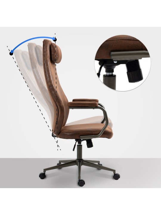 Kontorstol Pocatello, cognac Kontorstol Pocatello, cognac