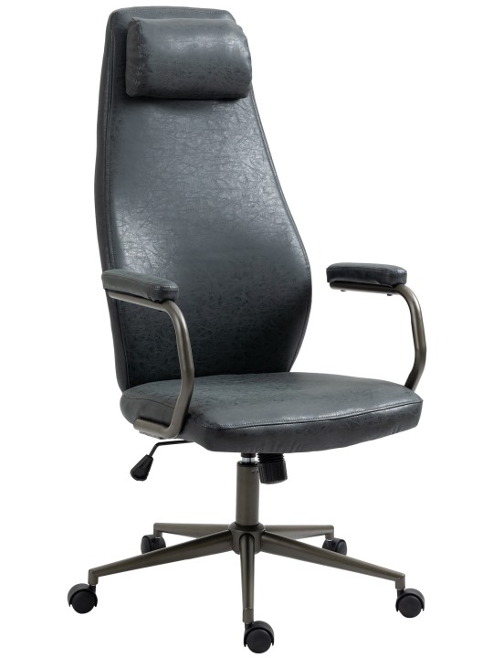 Kontorstol Pocatello, antik sort Kontorstol Pocatello, antik sort