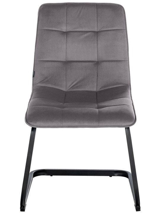 Sæt med 2 spisestuestole Vermont velvet, mørkegrå Sæt med 2 spisestuestole Vermont velvet, mørkegrå