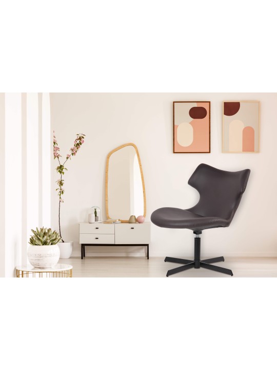 Liggestol Welland kunstlæder, brun