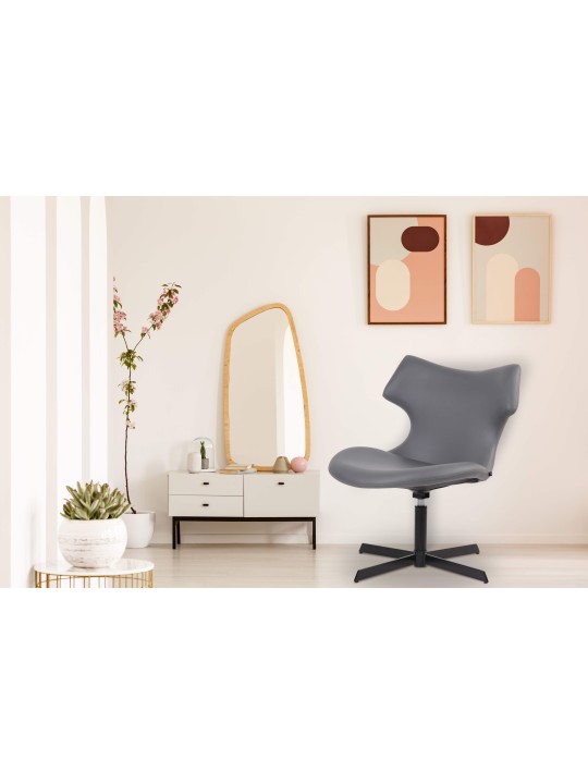 Liggestol Welland kunstlæder, grå