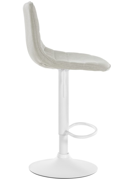 Sæt med 2 barstole Lex stof W, creme