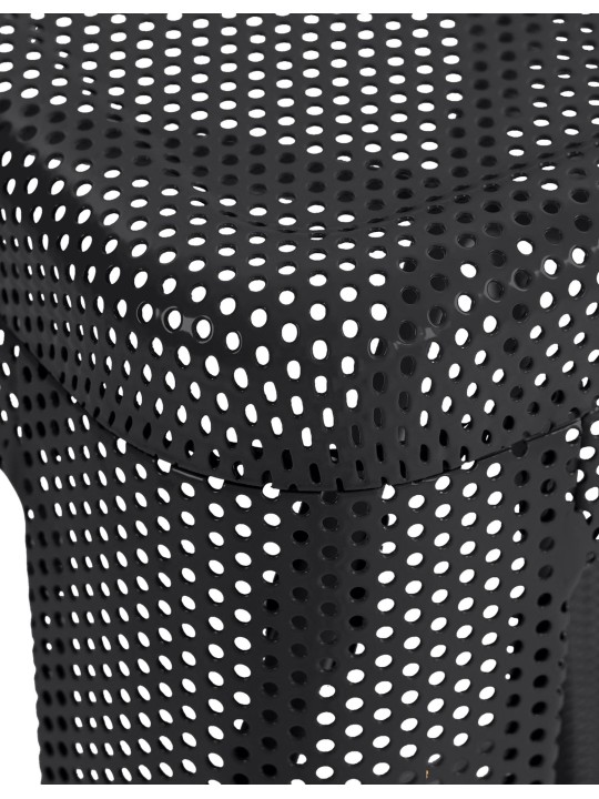 Sæt med 4 barstole Fletcher, sort