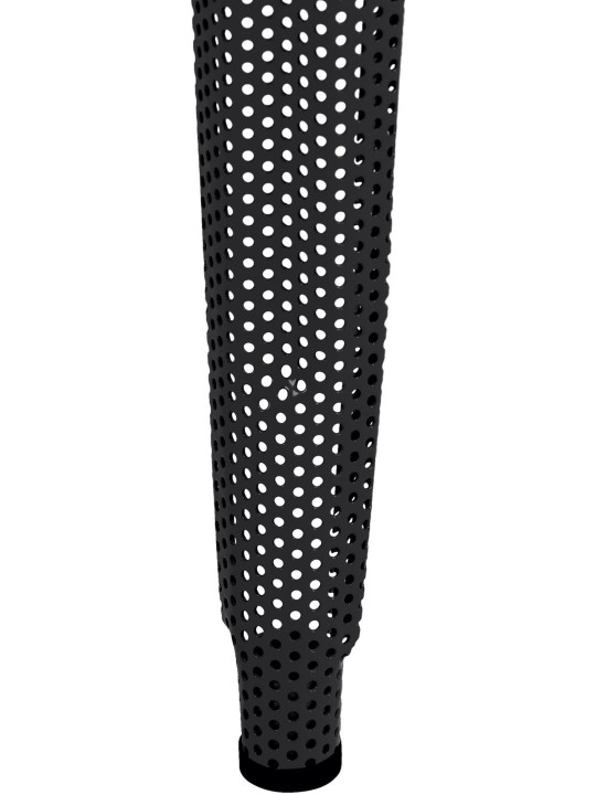 Sæt med 4 barstole Fletcher, sort