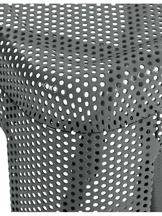 Sæt med 4 barstole Fletcher, grå