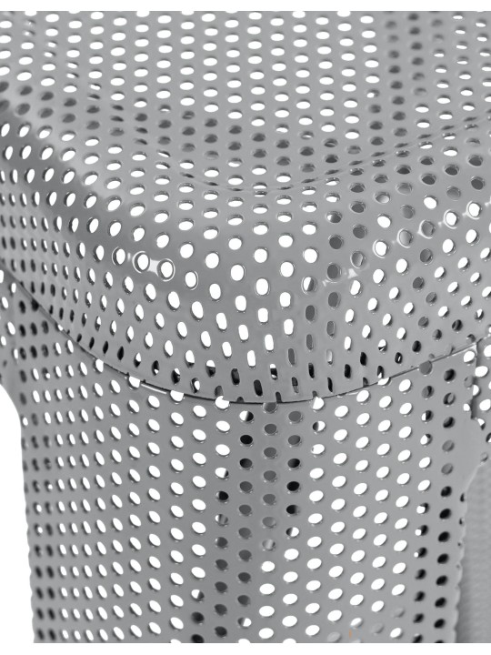 Sæt med 4 barstole Fletcher, sølv