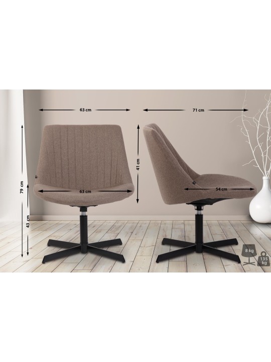 Liggestol Granby, taupe