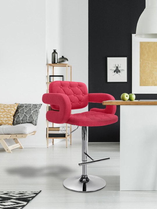 Barstol Dublin STOF C, rød Barstol Dublin STOF C, rød