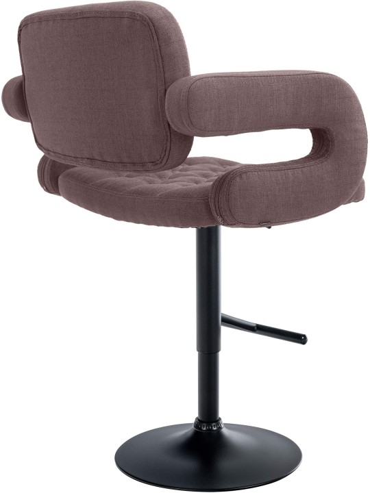 Barstol Dublin STOF, brun