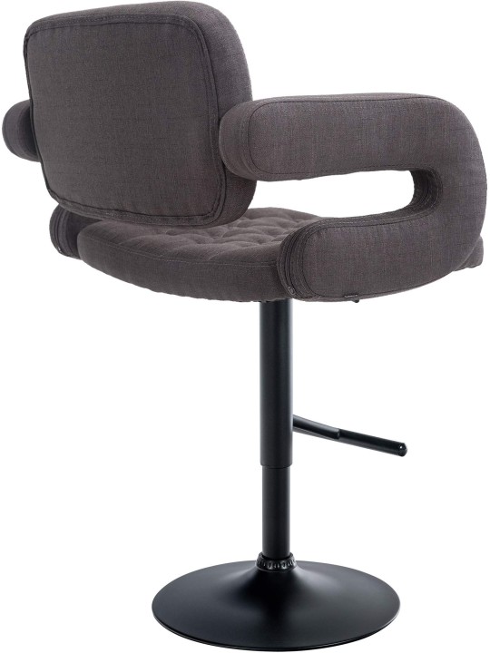 Barstol Dublin STOF, mørkegrå Barstol Dublin STOF, mørkegrå