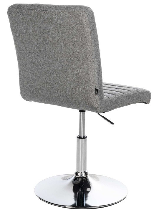 Sæt med 2 spisestuestole Elvas stof, grå