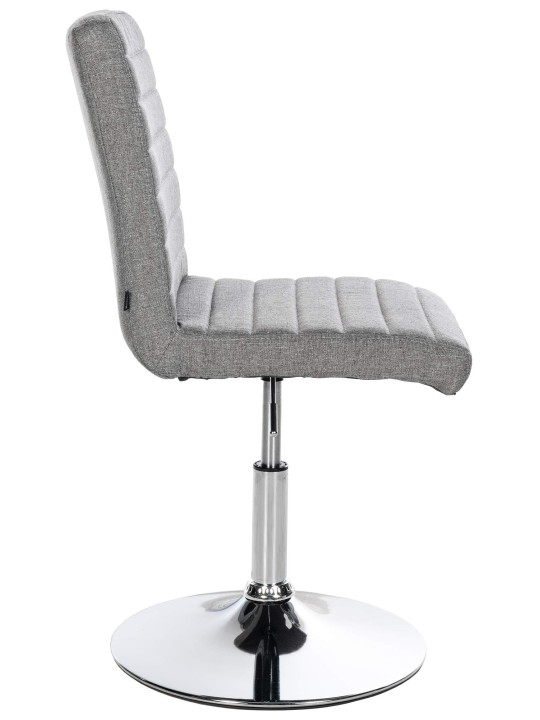 Sæt med 2 spisestuestole Elvas stof, grå