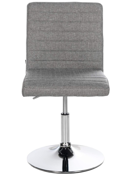 Sæt med 2 spisestuestole Elvas stof, grå