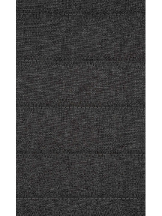 Sæt med 2 spisestuestole Elvas stof, mørkegrå