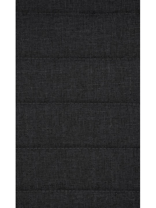 Sæt med 2 spisestuestole Elvas stof, sort