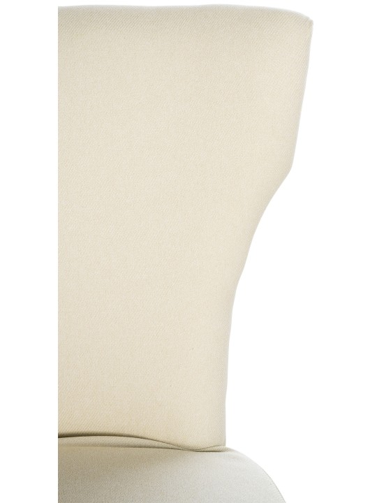 Spisestuestol Zadar stof antik-mørk, creme