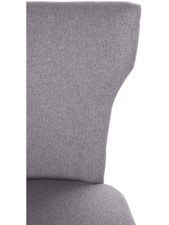 Spisestuestol Zadar stof antik-lys, grå