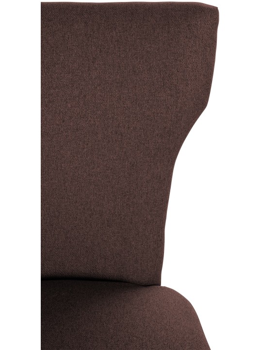 Spisestuestol Zadar stof antik-lys, brun