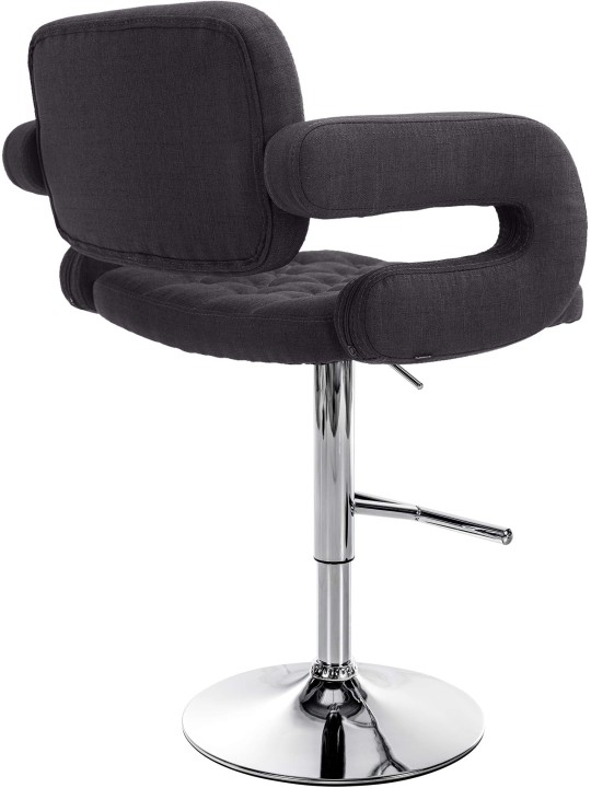 Sæt med 2 barstole Dublin stof C, sort Sæt med 2 barstole Dublin stof C, sort