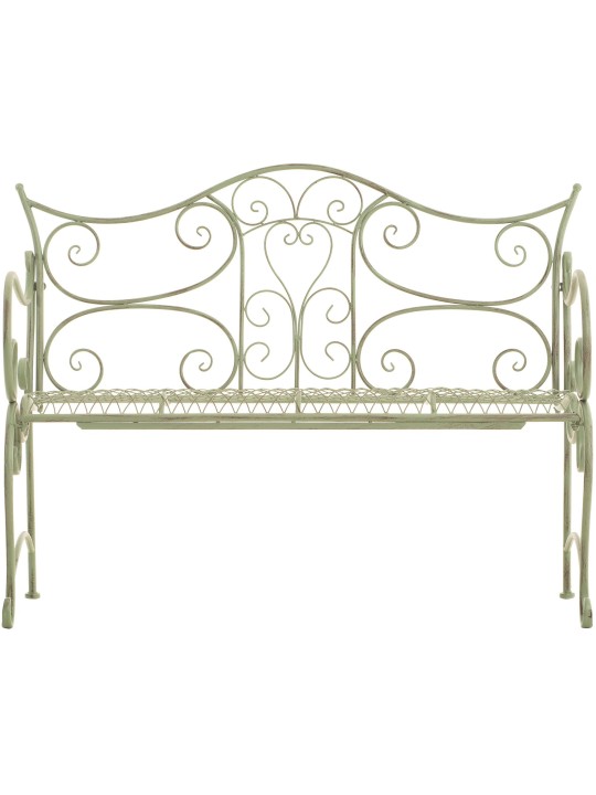 Havebænk Tara, antik grøn