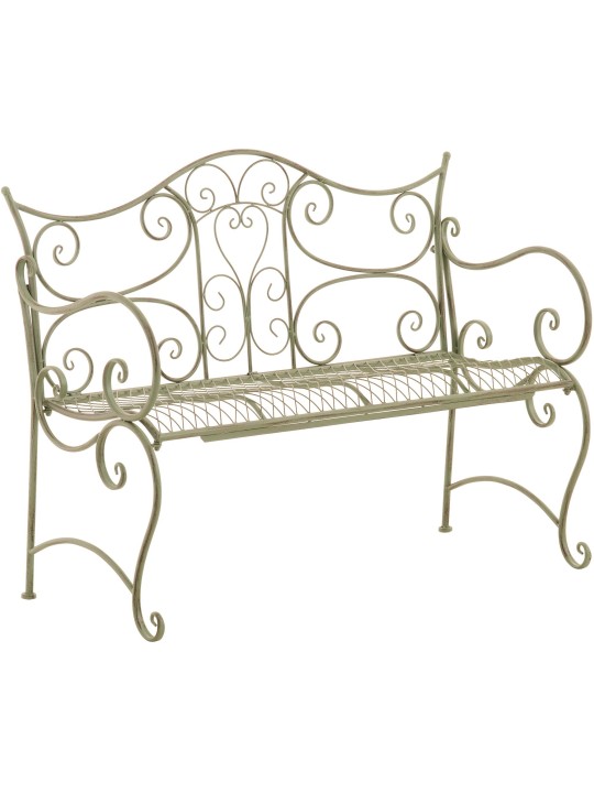 Havebænk Tara, antik grøn