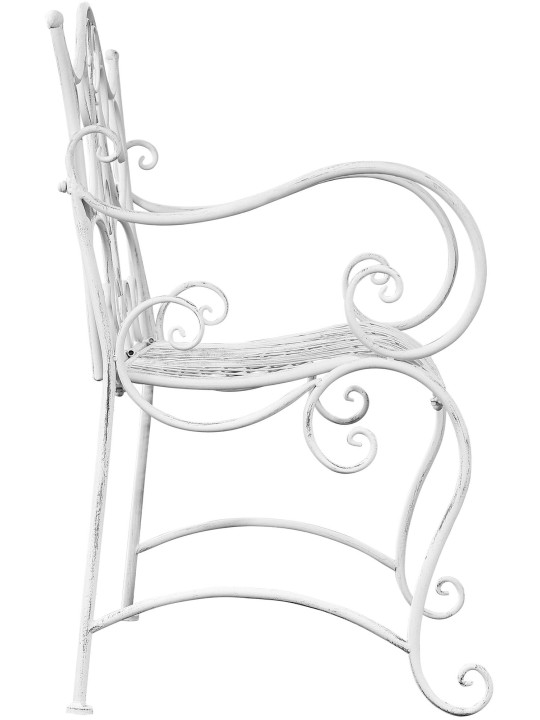 Havebænk Tara, antik hvid