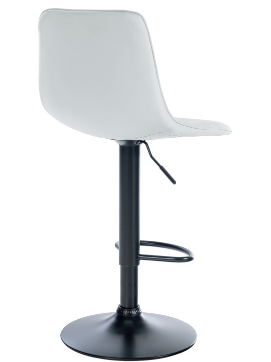 Sæt med 2 barstole Lex imiteret læder B, hvid