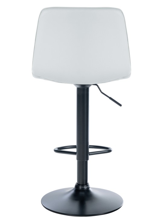 Sæt med 2 barstole Lex imiteret læder B, hvid