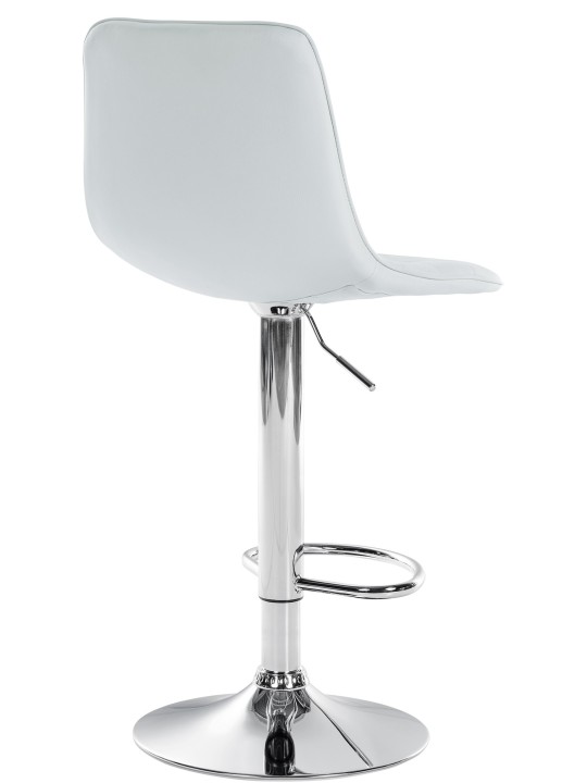 Sæt med 2 barstole Lex imiteret læder C, hvid