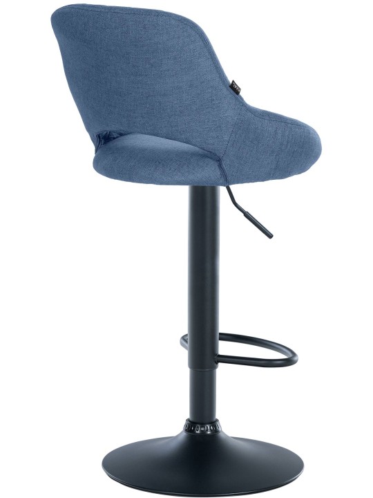 Barstol Milet stof, blå