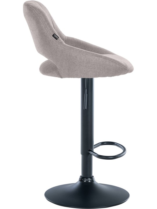 Barstol Milet stof, grå