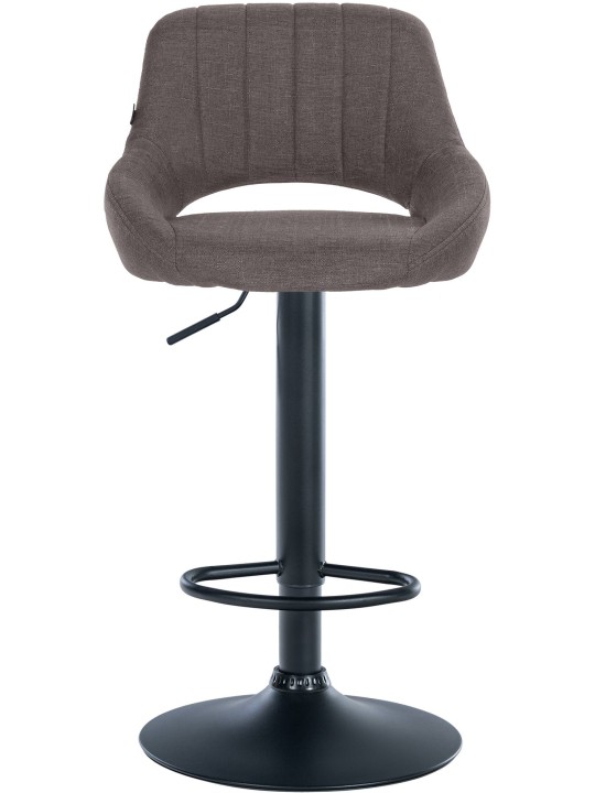 Barstol Milet stof, mørkegrå
