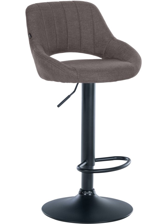 Barstol Milet stof, mørkegrå