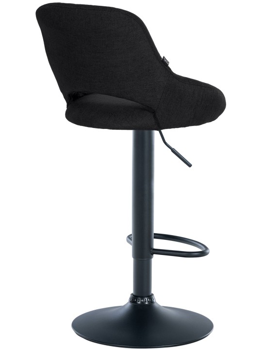 Barstol Milet stof, sort