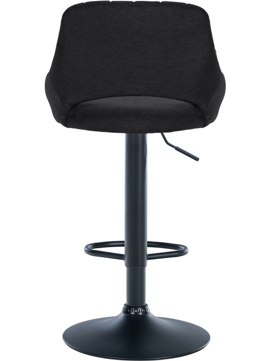 Barstol Milet stof, sort