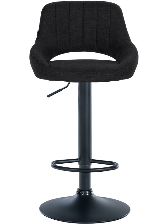 Barstol Milet stof, sort