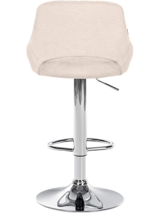 Barstol Milet stof krom, creme Barstol Milet stof krom, creme