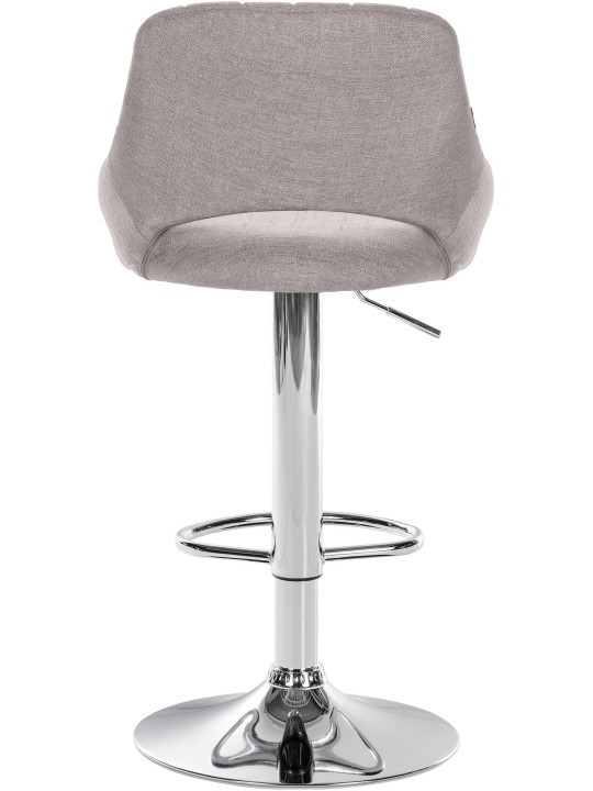 Barstol Milet stof krom, grå Barstol Milet stof krom, grå