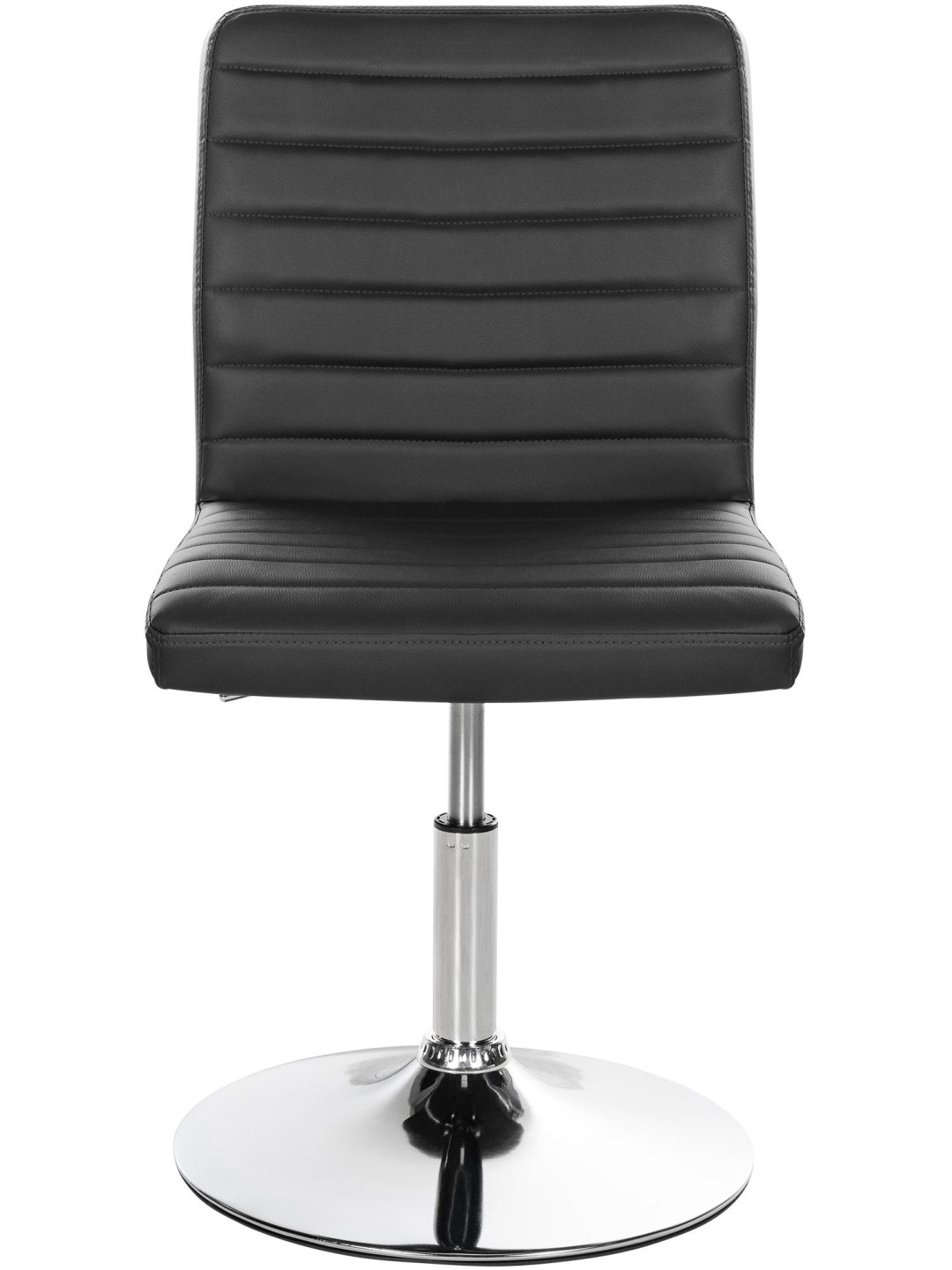 Sæt med 2 spisestuestole Elvas imiteret læder, sort