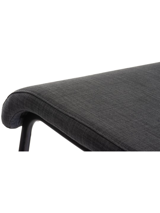 Barstol Limon B stof, mørkegrå