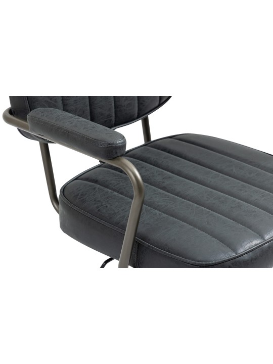 Kontorstol Natrona, antik sort Kontorstol Natrona, antik sort