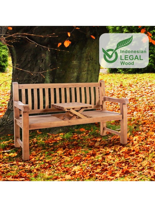 Teak bænk Orlando 150 cm, teak Teak bænk Orlando 150 cm, teak