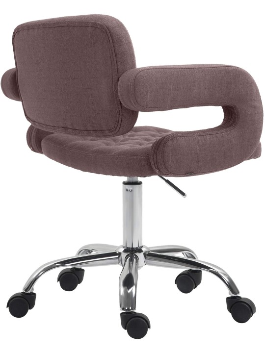 Arbejdsskammel Dublin stof, brun Arbejdsskammel Dublin stof, brun