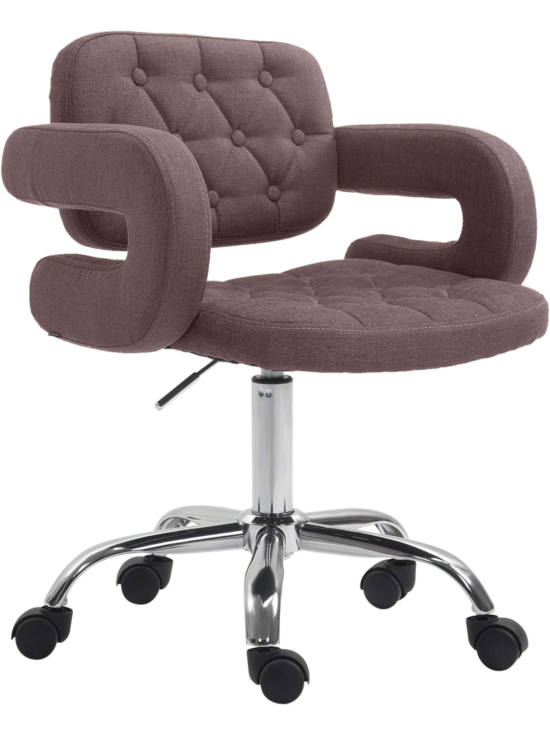 Arbejdsskammel Dublin stof, brun