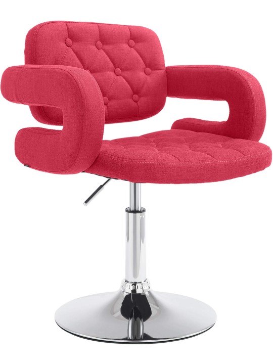 Liggestol Dublin stof, rød